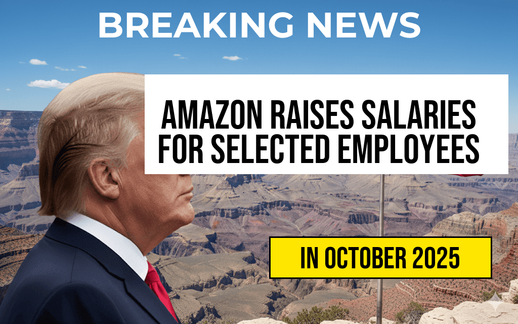 Corporate Giant Raises Salaries: Selected Amazon Employees to Receive an Additional $1,600 Annually