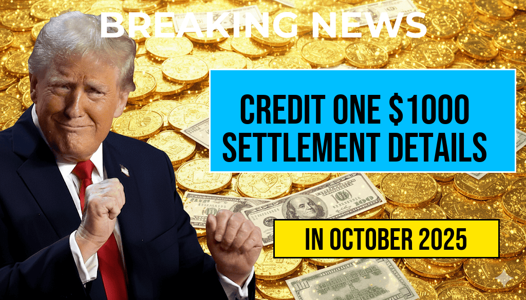 Credit One Bank $1000 Settlement: Eligibility, Claim Process, and Payout Schedule