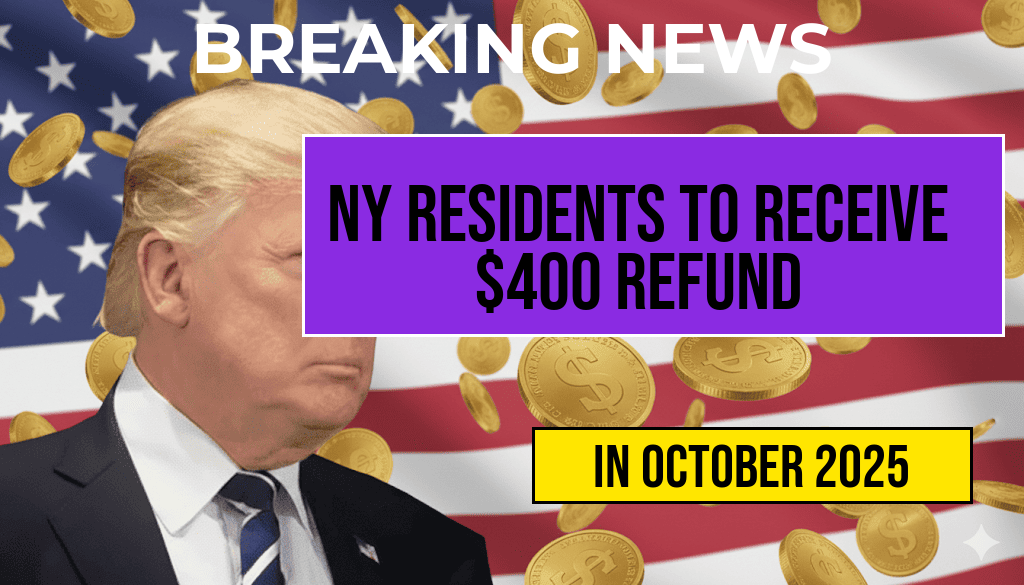 New York Eligible Residents to Receive Up to $400 Inflation Refund Checks by Mail