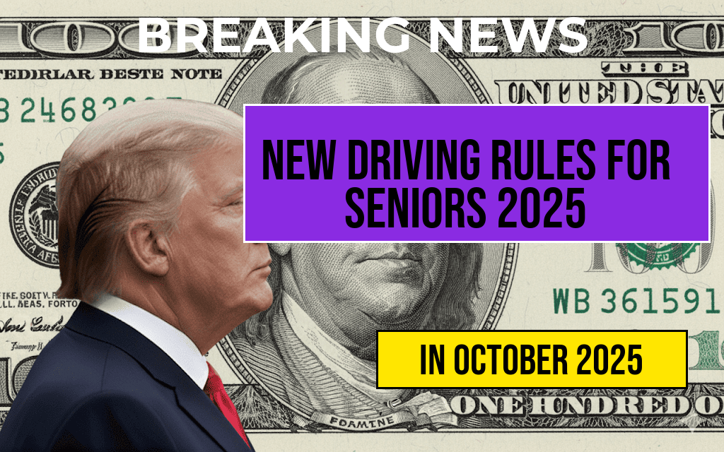 U.S. Implements New Driving License Regulations for Seniors Starting October 2025—Essential Updates for Drivers Over 70
