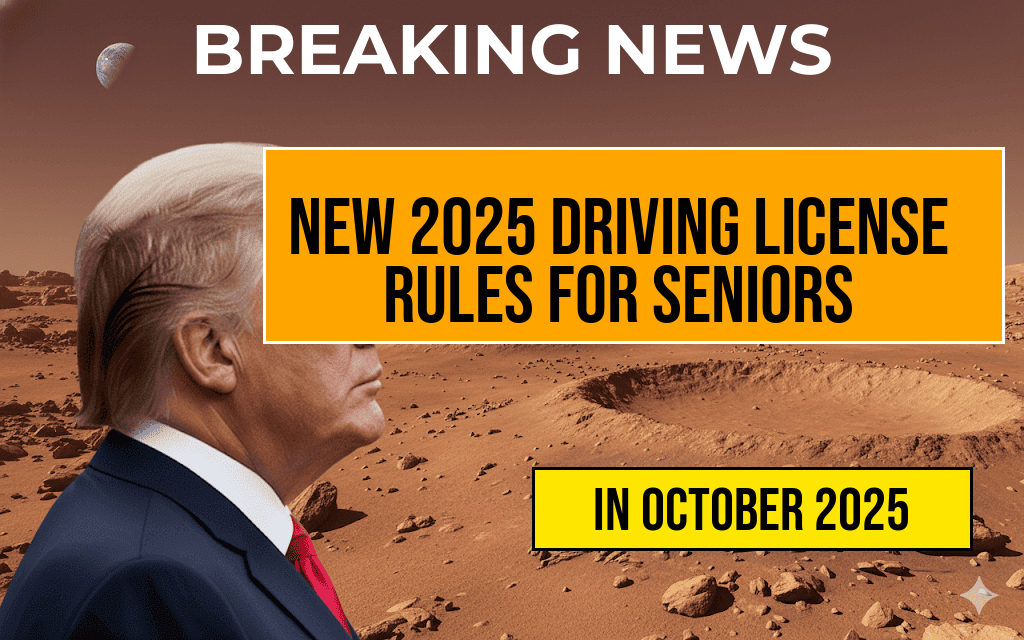 U.S. Implements New Driving License Requirements for Seniors Starting October 2025—Key Updates for Drivers Aged 70 and Older