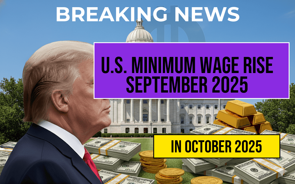 U.S. Minimum Wage Increase Effective September 30, 2025 – Full List of New Hourly Rates